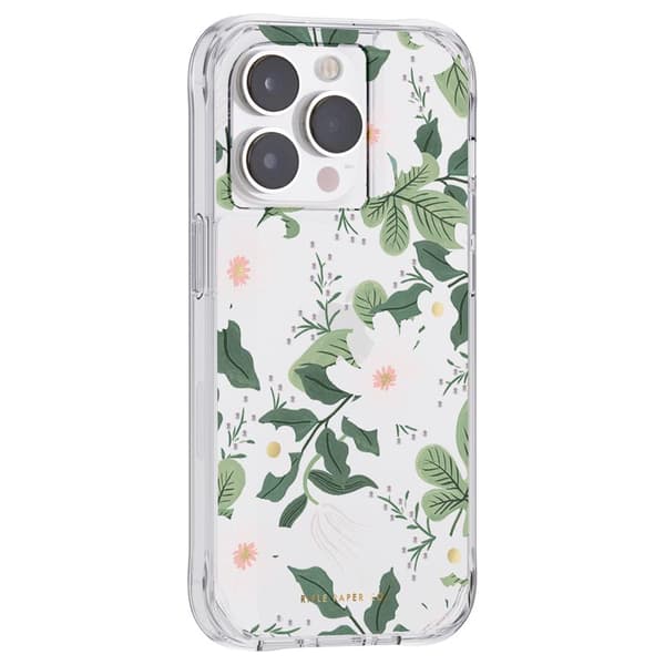 Rifle Paper Clear - Cover til iPhone 14 Pro (Willow)