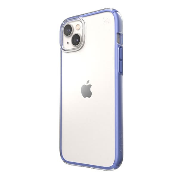 SpeckPresidioPerfect-Clearmedstødgeometri-etuitiliPhone15Plus/14PlusmedMICROBAN-coating(Klar/GroundedPurple)