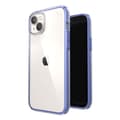 Miniatyrbillede 1 af 2: SpeckPresidioPerfect-Clearmedstødgeometri-etuitiliPhone15Plus/14PlusmedMICROBAN-coating(Klar/GroundedPurple)