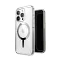Miniatyrbillede 1 af 2: SpeckGemshellGrip+MagSafe-EtuitiliPhone15Pro(klar/kromfinish)