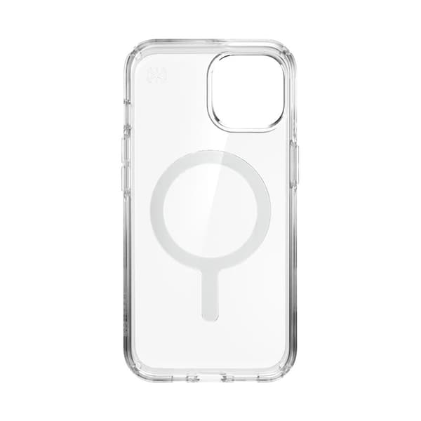 Speck Presidio Perfect-Clear + MagSafe - kotelo iPhone 14:lle / iPhone 13:lle MICROBAN-pinnoitteella (kirkas)