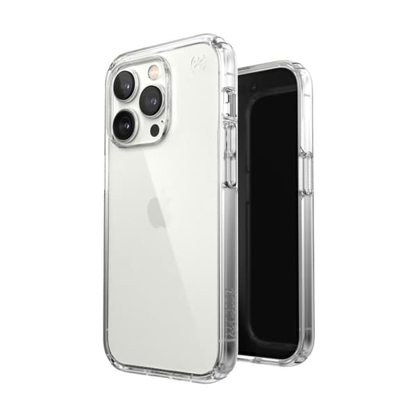 SpeckPresidioPerfect-Clear-CovertiliPhone14PromedMICROBAN-coating(Clear)