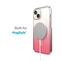 Pikkukuva 2 / 2: SpeckPresidioPerfect-Clear+Ombre+MagSafe-koteloiPhone15Plus/14Plus-puhelimelleMICROBAN-pinnoitteella(Clear/VintageRoseFade)