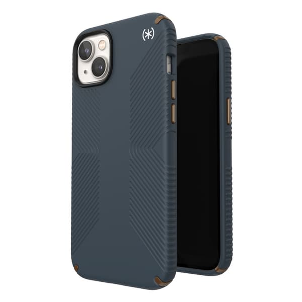 Presidio2Grip-koteloiPhone15Plus/14Plus-puhelimelleMICROBAN-pinnoitteella(hiili/viileäpronssi/liuskekivi)
