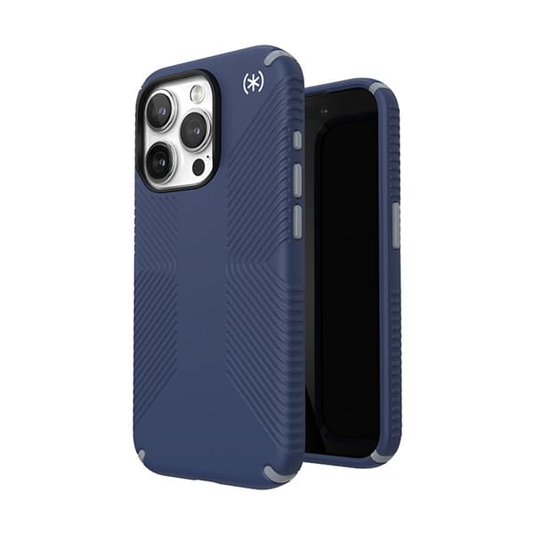 SpeckPresidio2Grip-FodralföriPhone15Pro(kustblå/dammgrå/vit)