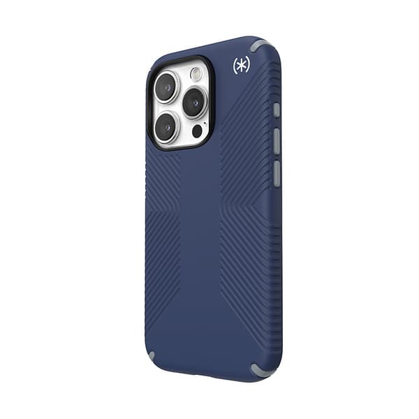 SpeckPresidio2GripMagsafe-FodralföriPhone15Pro(kustblå/dammgrå/vit)