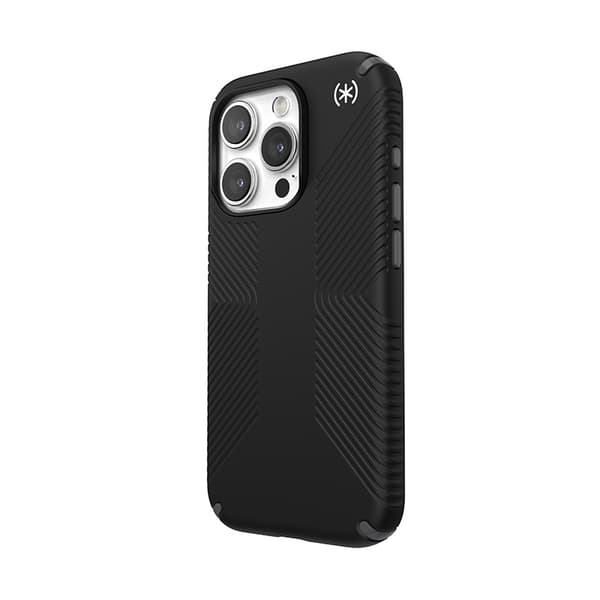 SpeckPresidio2GripMagsafe-CovertiliPhone15Pro(sort/skifergrå/hvid)