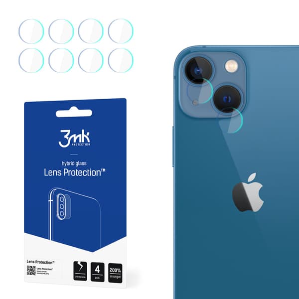 3mk Lens Protection - Kameralinseglas til iPhone 13 (4 sæt)