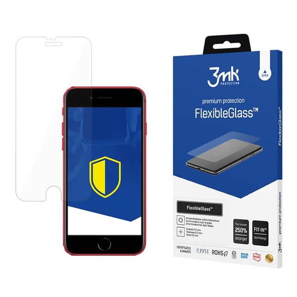 3mkFlexibleGlass-HybridglasföriPhoneSE2022/2020
