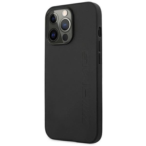 AMGLeatherHotStamped-FodralföriPhone14Pro(svart)