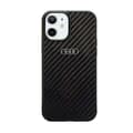 Miniatyrbillede 1 af 2: AudiCarbonFiber-CovertiliPhone11(sort)