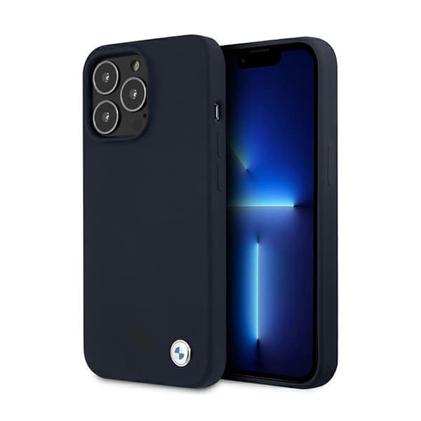BMWSiliconeSignatureLlogo-koteloiPhone13ProMaxille(laivastonsininen)