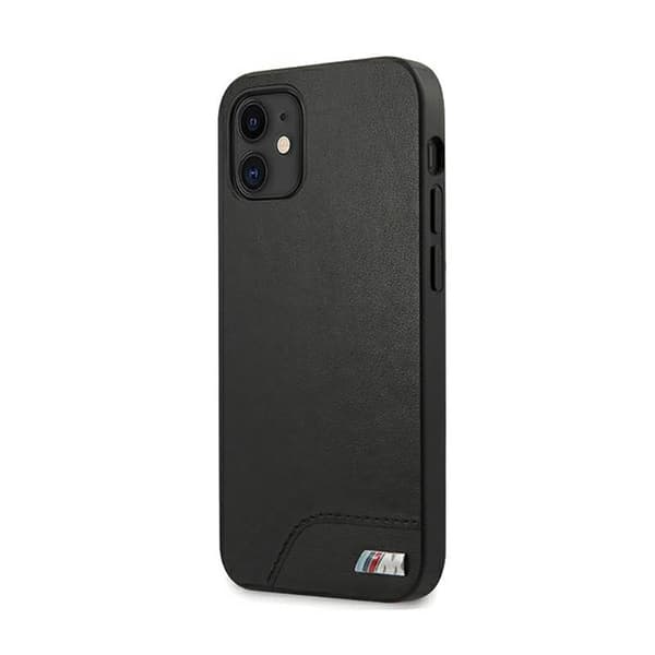 BMWSmoothPULæder-EtuitiliPhone12mini(sort)