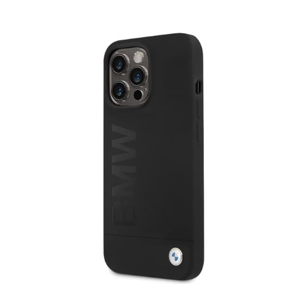 BMWSiliconeSignatureLogoMagsafe-koteloiPhone13Prolle(musta)