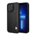 Pikkukuva 1 / 2: BMWLeatherBlueDots-koteloiPhone14ProMaxille(musta)