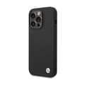 Pikkukuva 2 / 2: BMWSiliconeMetalLogo-koteloiPhone15Prolle(musta)