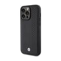 Pikkukuva 2 / 2: BMWLeatherDiamondPattern-koteloiPhone15Prolle(musta)