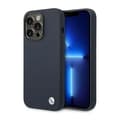 Miniatyrbillede 1 af 2: BMWLiquidSiliconeCoverMetalLogoMagSafe-CovertiliPhone14ProMax(Marineblå)