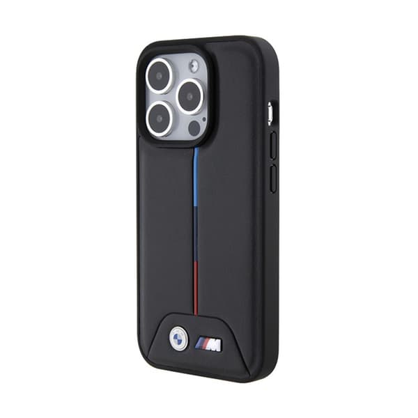 BMWtikattukolmivärinenkoteloiPhone15Prolle(musta)