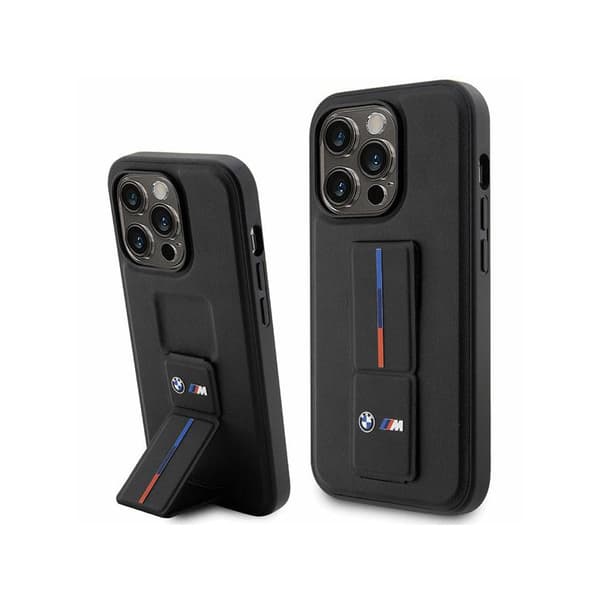 BMWGripStandHotStamp-FodralföriPhone14Pro(svart)