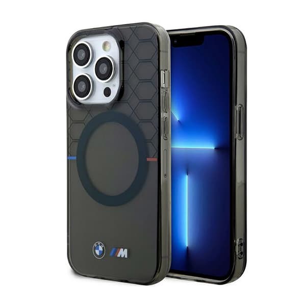 BMWPatternMagSafe-koteloiPhone14Prolle(harmaa)