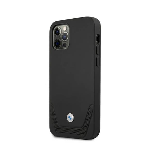 BMWLeatherPerforate-KoteloiPhone12:lle/iPhone12Prolle(musta)