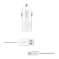 Miniatyrbillede 1 af 2: Budi - 1 USB car charger with LED indicator+lightning cable