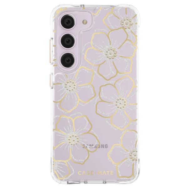 Case-MateFloralGems-EtuitilSamsungGalaxyS23+(gennemsigtig)