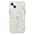 Miniatyrbillede 1 af 2: Case-Mate Floral Gems MagSafe - iPhone 15 Plus Case (Gold)