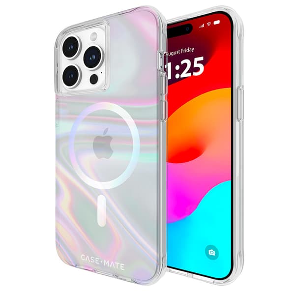 Case-MateSoapBubbleMagSafe-iPhone15ProMax-fodral(skimrande)