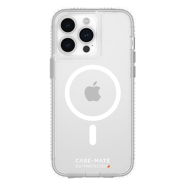 Case-Mate Ultra Tough plus D3O MagSafe - iPhone 15 Pro Max-fodral (klar)