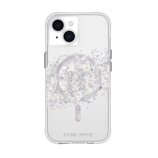 Case-Mate Karat MagSafe - Fodral för iPhone 15 / iPhone 14 / iPhone 13 dekorerad med pärlemor (A Touch of Pearl)