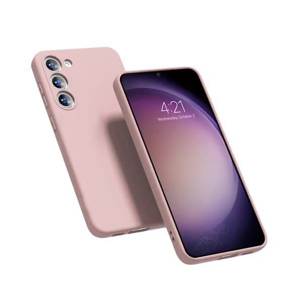 CrongColorCover-koteloSamsungGalaxyS23+:lle(vaaleanpunainen)