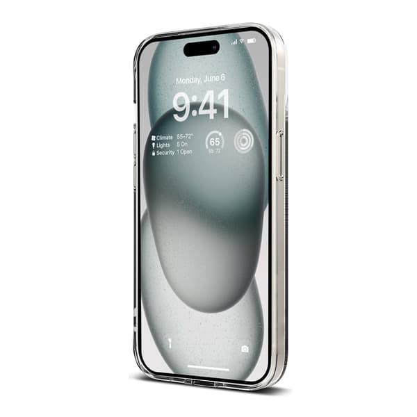 CrongCrystalSlimCover-koteloiPhone15:lle(läpinäkyvä)