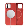 Miniatyrbillede 1 af 2: CrongEssentialCoverMagnetic-LædercovertiliPhone12/iPhone12ProMagSafe(rød)