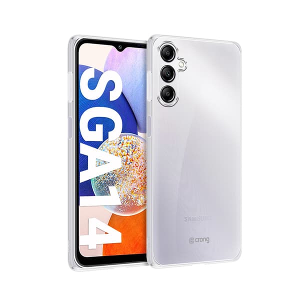Crong Crystal Slim Cover - Cover til Samsung Galaxy A14 5G (gennemsigtig)