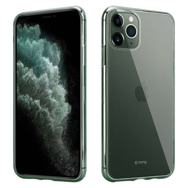 Crong Crystal Slim Cover - Fleksibelt etui til iPhone 11 Pro (Klar)