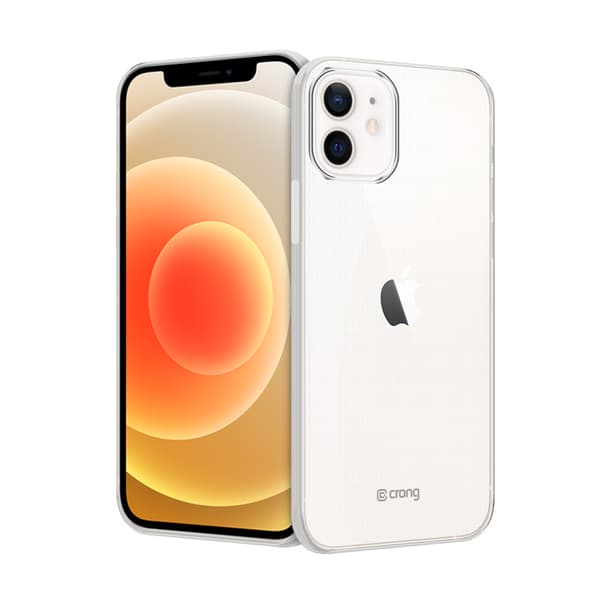 CrongCrystalSlimCover-BeskyttendeetuitiliPhone12/iPhone12Pro(gennemsigtig)
