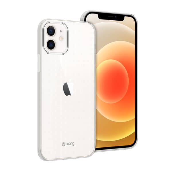 CrongCrystalSlimCover-BeskyttendeetuitiliPhone12/iPhone12Pro(gennemsigtig)