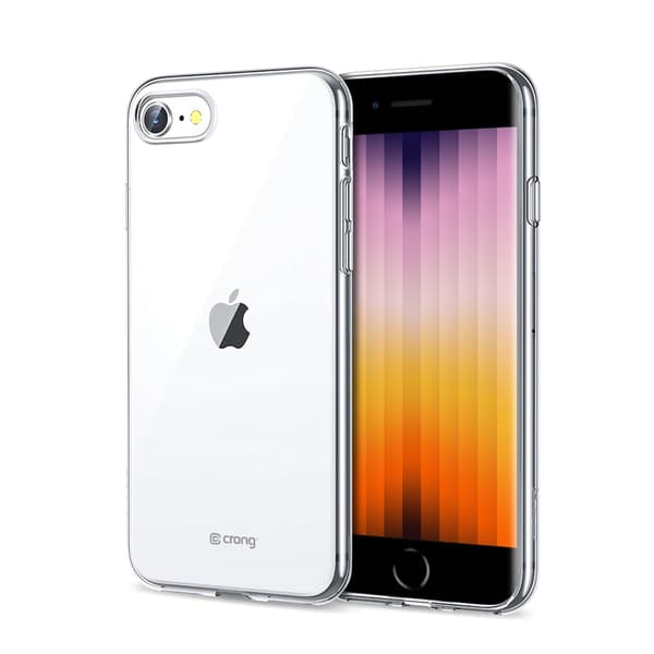 CrongCrystalSlimCover-BeskyttendeetuitilSE2020/iPhone8/7(gennemsigtig)