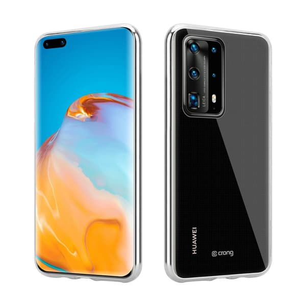 Crong Crystal Slim Cover - Beskyttende etui til Huawei P40 Pro (Klar)