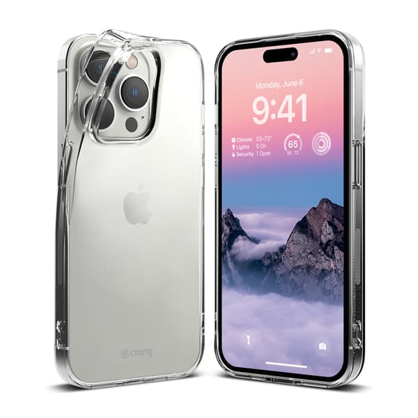 CrongCrystalSlimCoverföriPhone14Pro(Klar)