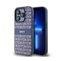 Pikkukuva 1 / 2: DKNYLeatherMonoStripe&MetalLogo-CaseforiPhone15Pro(blue)