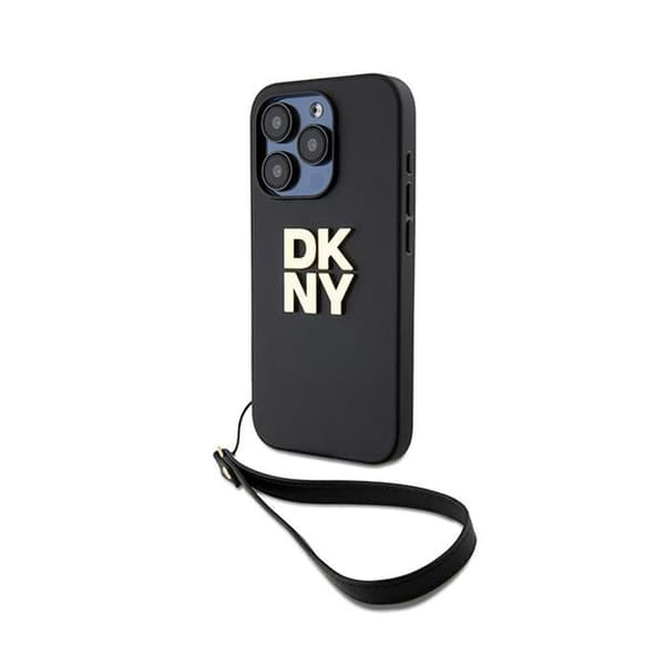 DKNYWristStrapStockLogo-CaseforiPhone15Pro(Black)