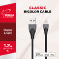 Miniatyrbillede 2 af 2: EnergizerClassic-USB-AtilLightning-tilslutningskabelMFi-certificeret1,2m(sort)