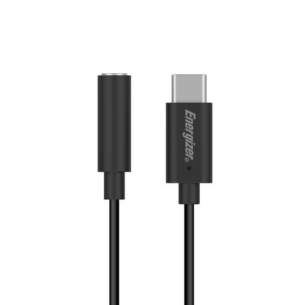 Energizer Ultimate - USB-C til 3,5 mm jack-lydadapter 11 cm (sort)