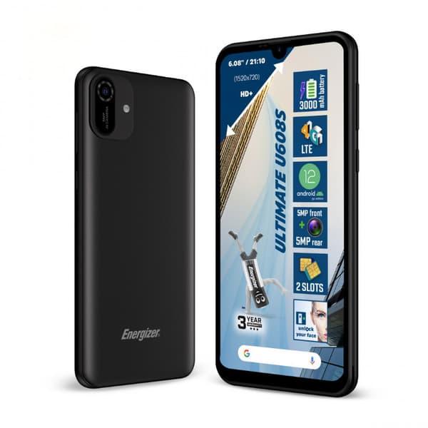 Energizer Ultimate U608S - Smartphone 2GB RAM 32GB 6,08" 4G Dual Sim EU (svart)