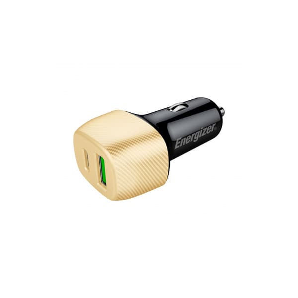 EnergizerUltimate-USB-C&USB-A38WPD+QC3.0billaddare(guld/svart)