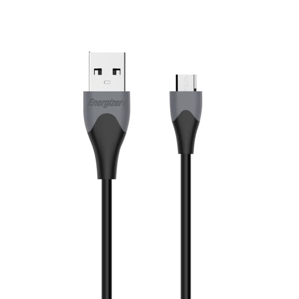 Energizer Classic - USB-A - Micro USB -liitäntäkaapeli 1,2 m (musta)