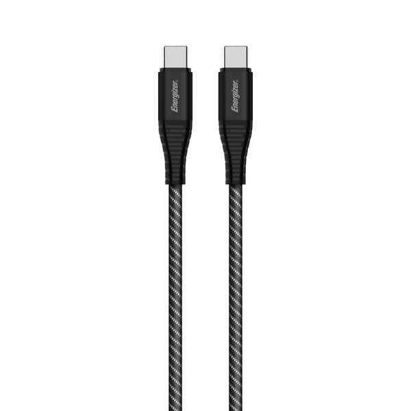 Energizer Ultimate - USB-C to USB-C 100W connecting cable 2m (Black)